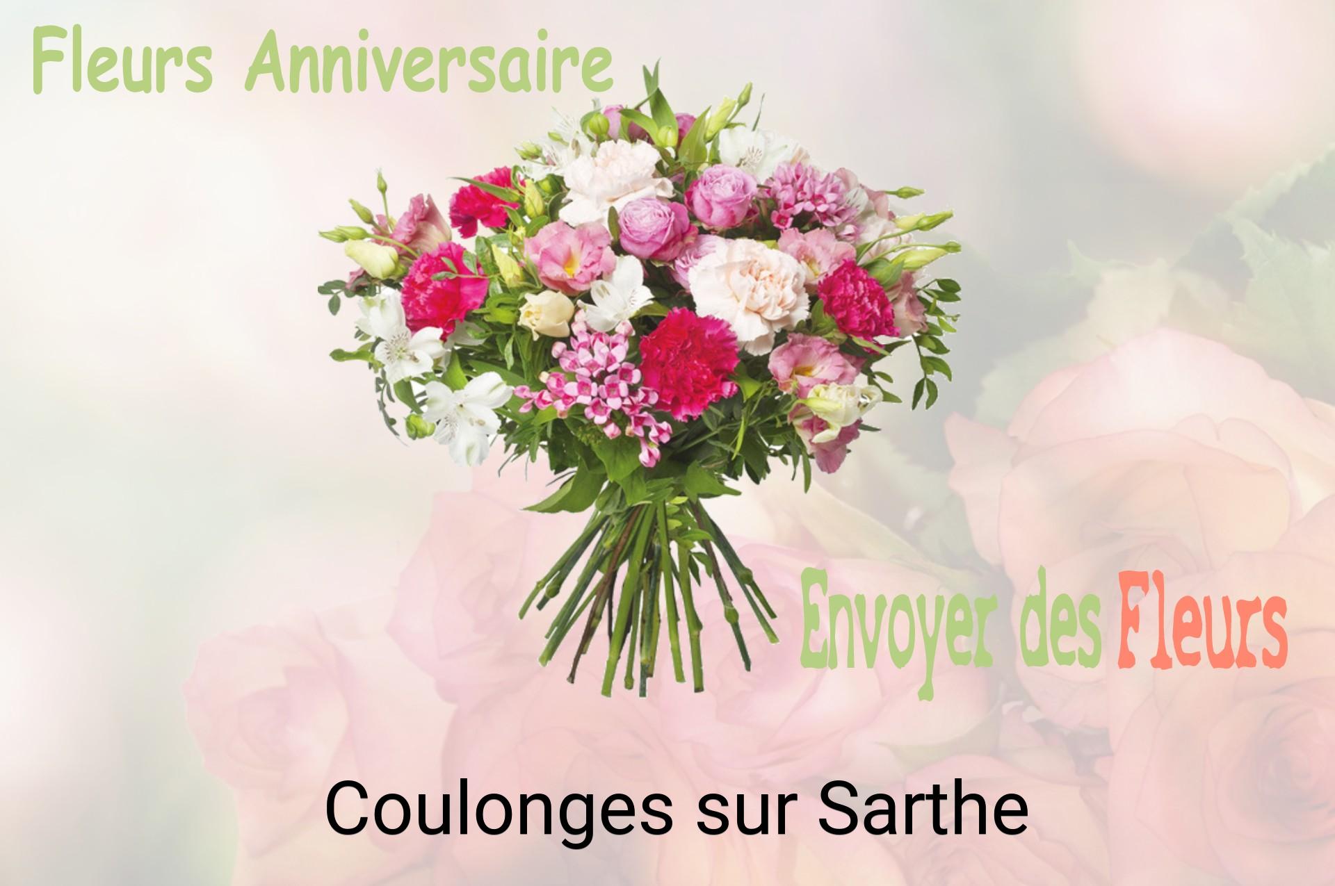 Bouquet de fleurs d’anniversaire livré à Coulonges-sur-Sarthe